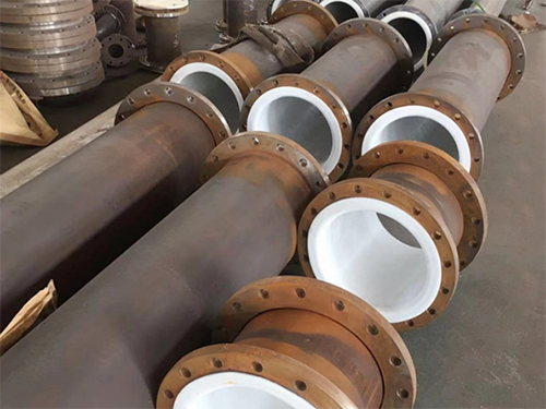 Plastic lined Teflon anticorrosive steel pipe